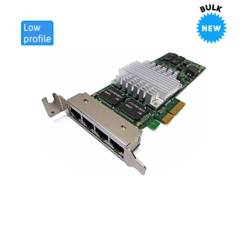 HP NC364T Quad Port Gigabit PCI-E Server NIC LP 436431-001L